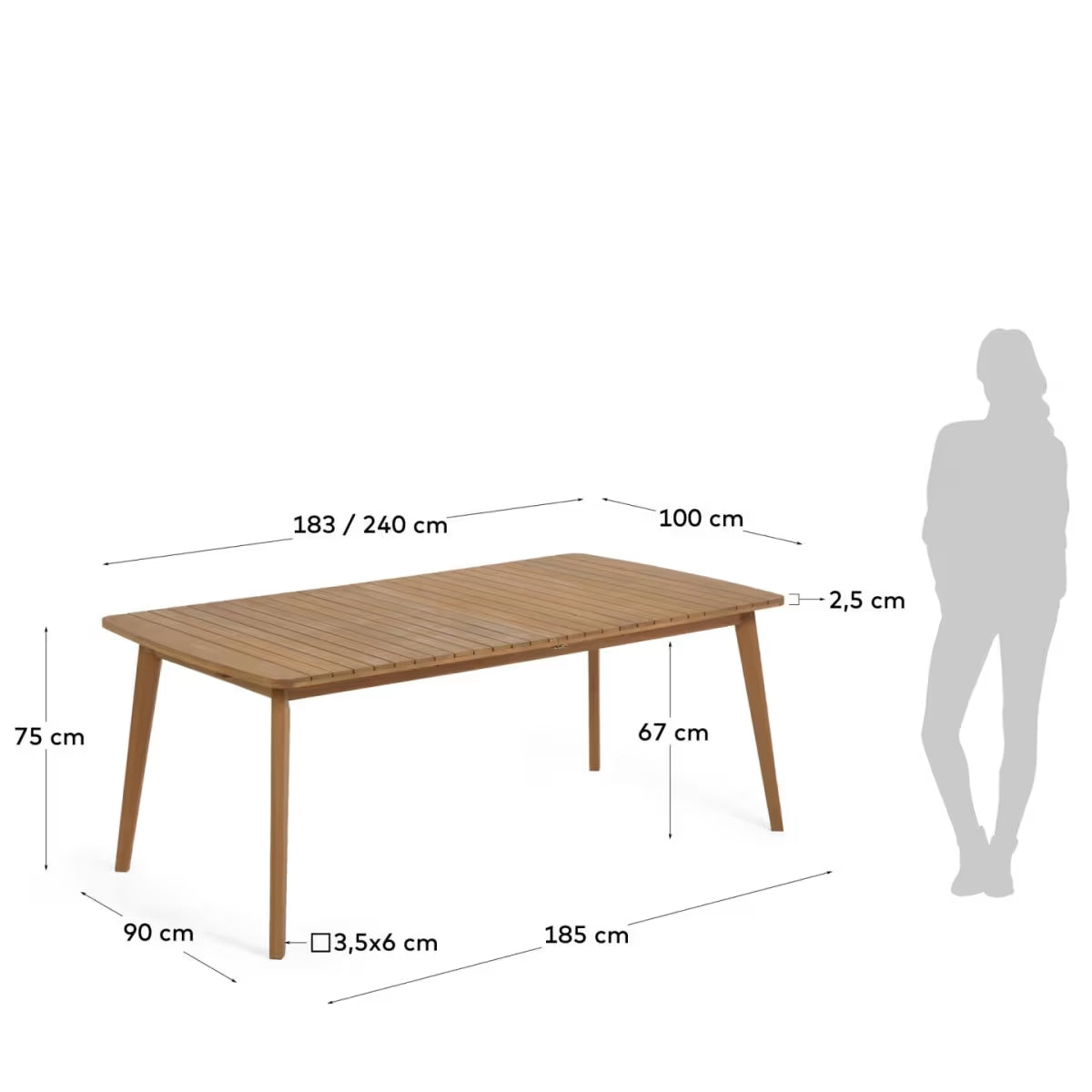 MESA EXTERIOR EXTENSIBLE HANZEL