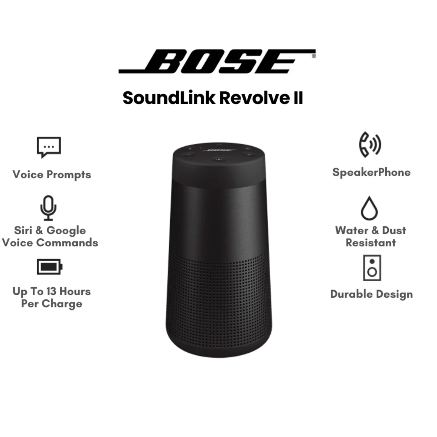 BOSE SOUNDLINK REVOLVE PLUS II