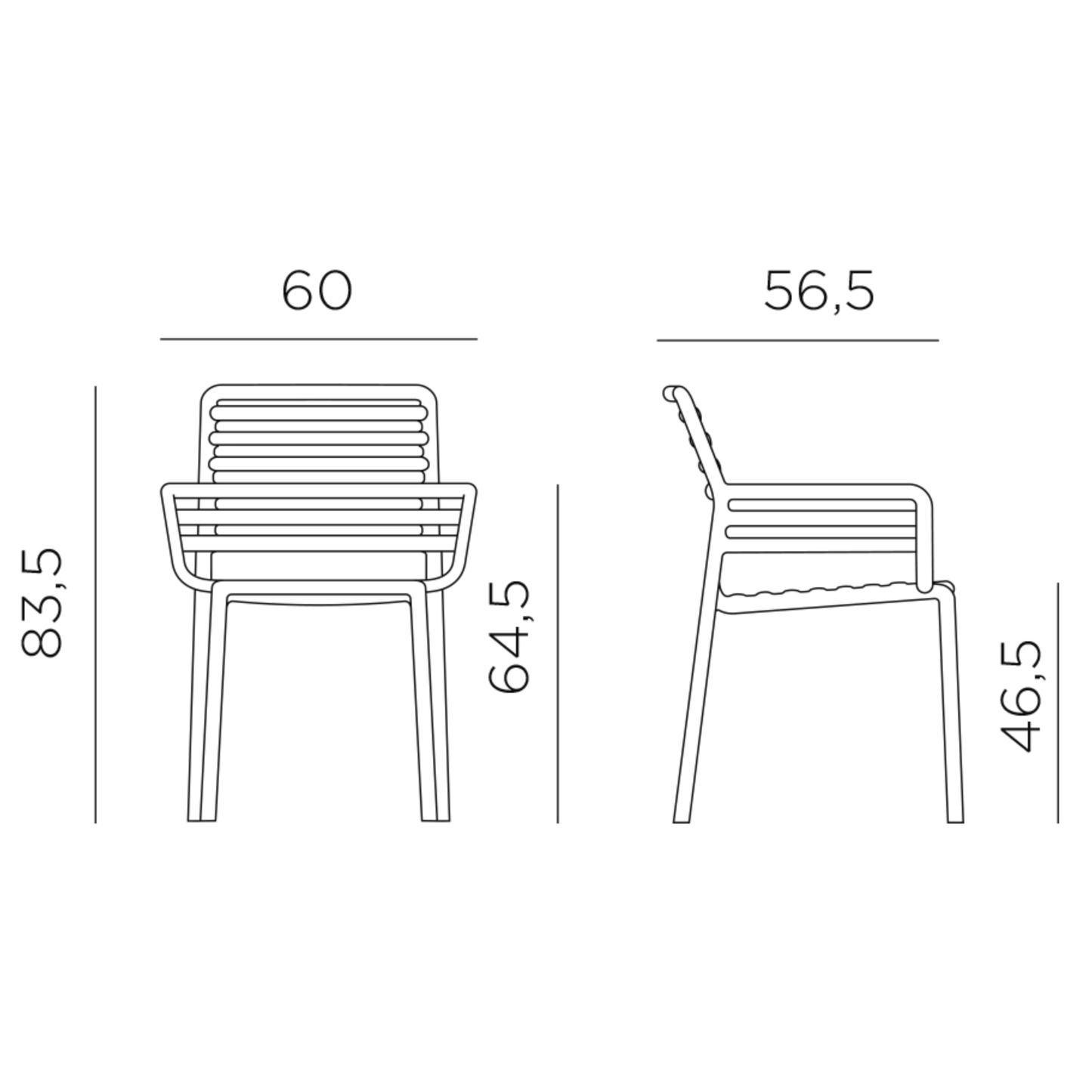 SILLA EXTERIOR DOGA