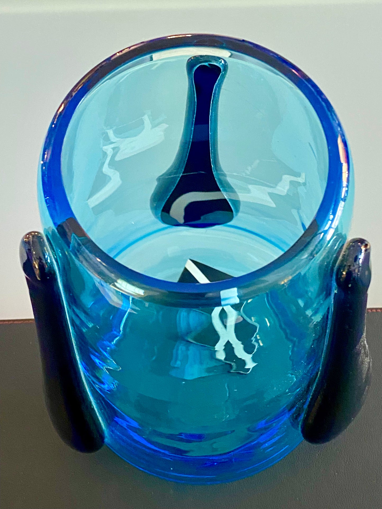 JARRÓN TRE CRISTAL MURANO