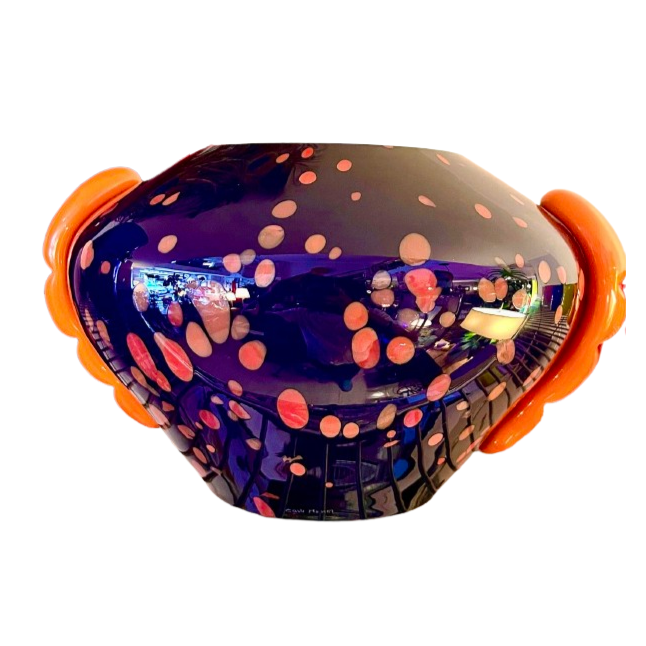JARRÓN "MACCHIATO" MURANO