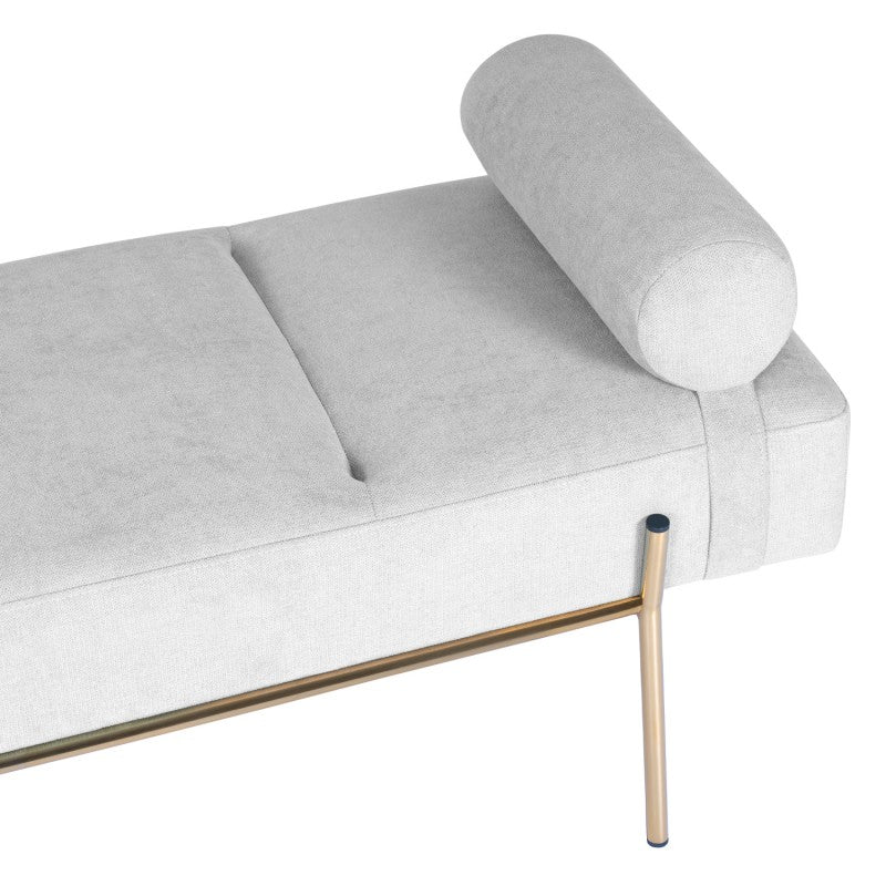 BANQUETA EDIMBURGO GRIS ORO