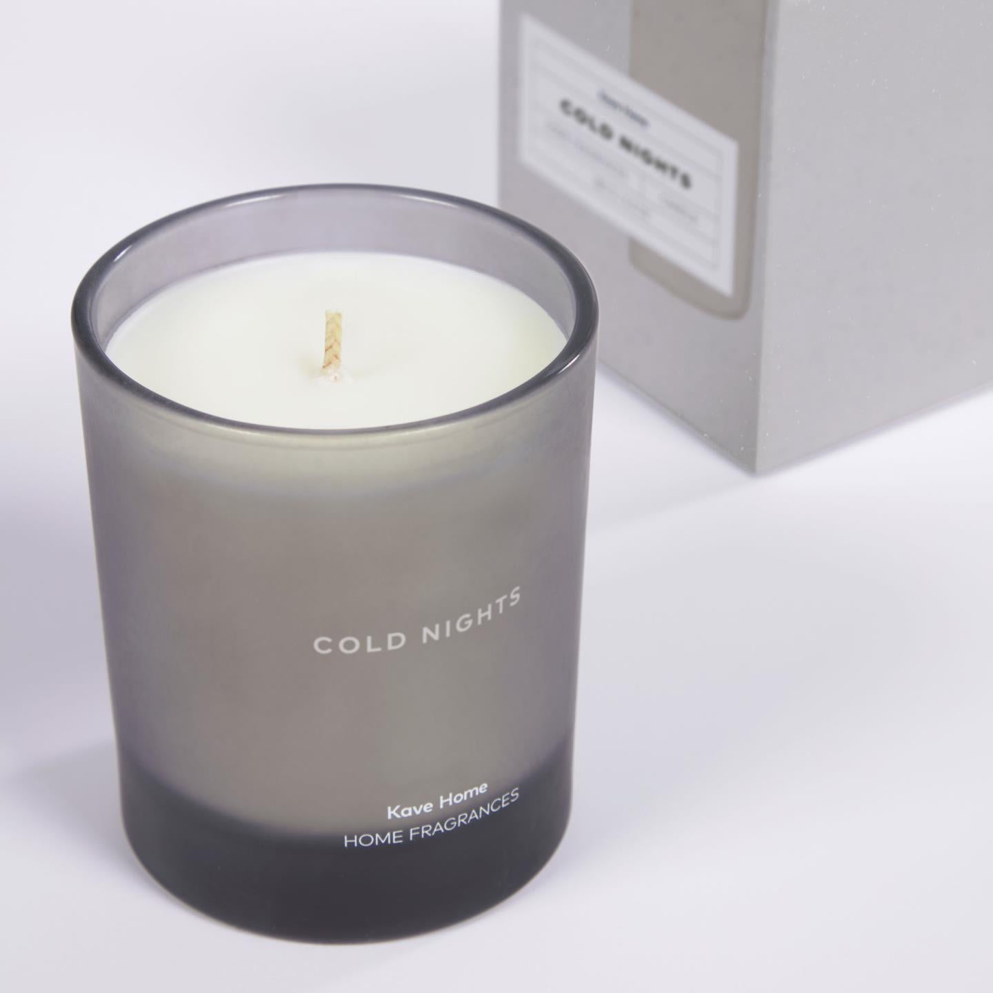 VELA AROMÁTICA "COLD NIGHTS" 180GR.