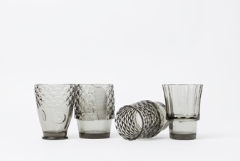 SET VASOS APILABLES KOIFISH WARM GREY