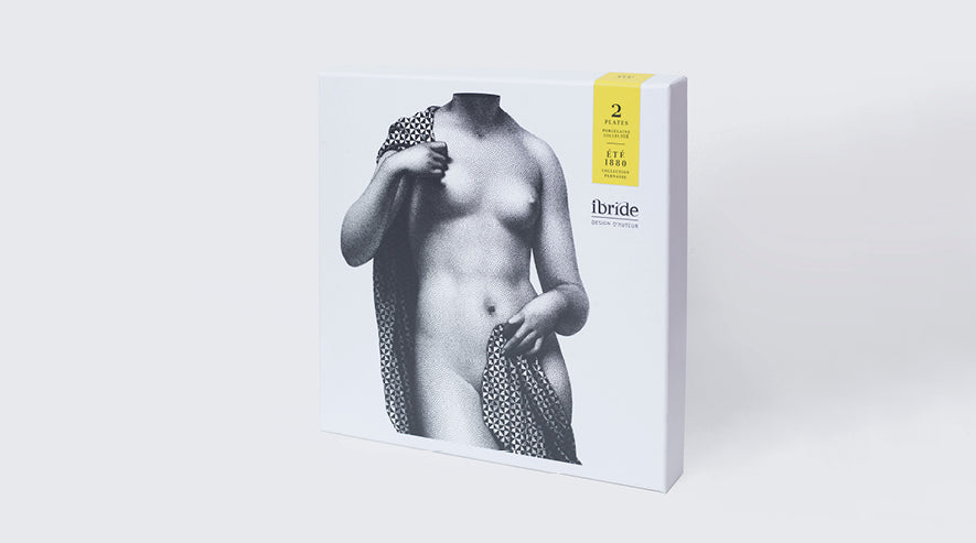 SET DE 2 PLATOS DE PORCELANA PARNASSE 27 CMS. OTOÑO / AUTOMNE