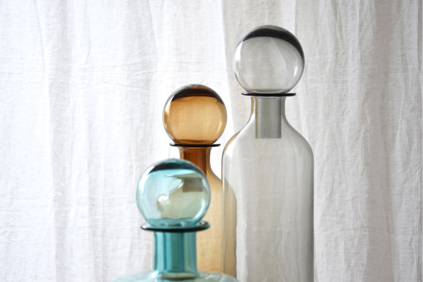 BOTELLA DE VIDRIO GRIS