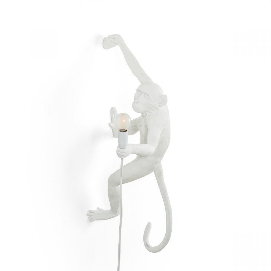 LÁMPARA WHITE MONKEY COLGANDO VERSIÓN DERECHA