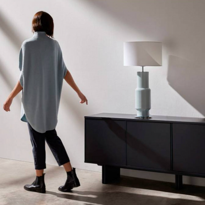 LÁMPARA DE SOBREMESA NOA BLANCA CON PANTALLA