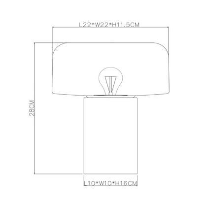 LÁMPARA DE SOBREMESA KENAN