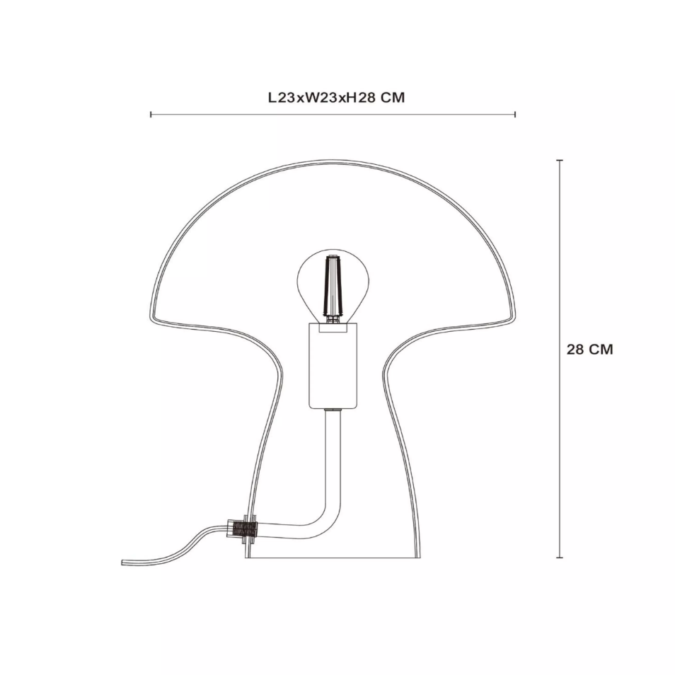 LÁMPARA DE SOBREMESA FUNGO