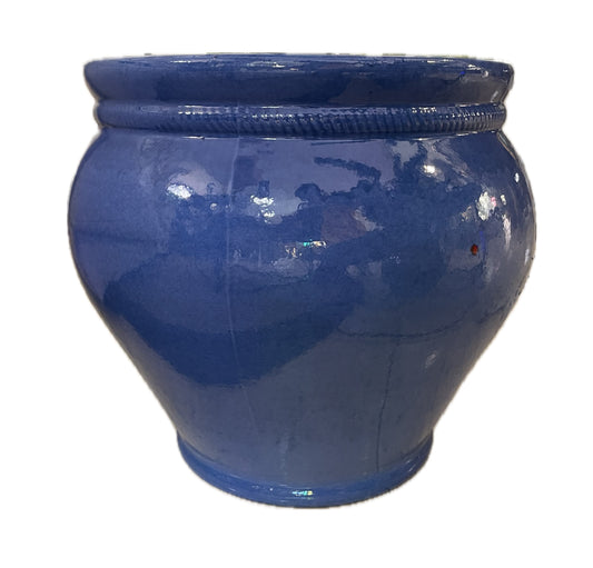 MACETERO BOLA 37 AZUL