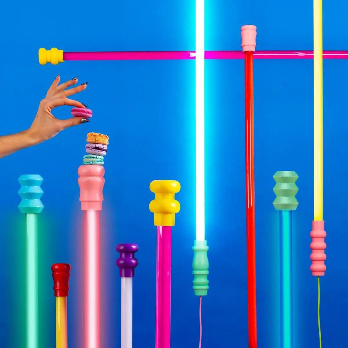 LÁMPARA LED SUPERLINEA FUCSIA