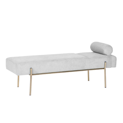 BANQUETA EDIMBURGO GRIS ORO