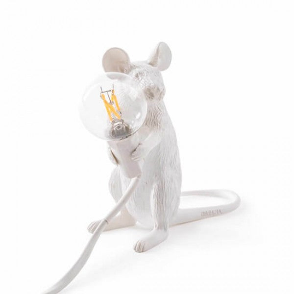 MOUSE SENTADO BLANCO