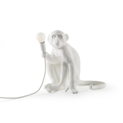 MONKEY SITTING WHITE