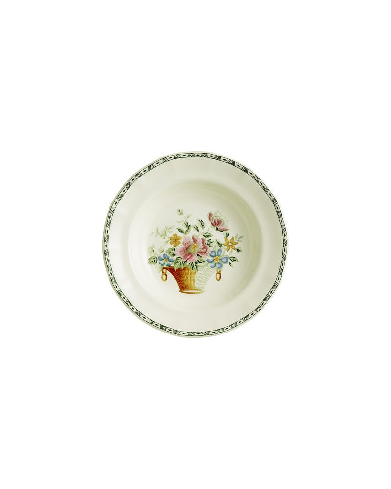 PLATO HONDO CANASTO FLORAL